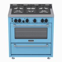 Fogao a Gas 5 Bocas Venax Temis Azul Fogao a Gas 5 Bocas Venax Temis Azul