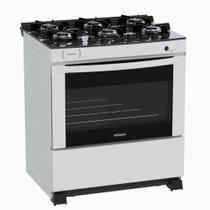 Fogao a Gas 6 Bocas Venax Delplus Vitreo BL Branco