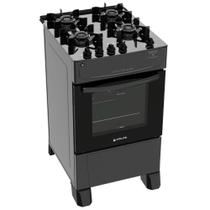 Fogão a Gás Atlas Monaco Top Glass 4 Bocas Piso Acendimento Automático