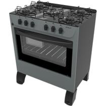 Fogão a Gás Braslar Carina Black 5 Bocas Acendimento Automático Fogão a Gás Braslar Carina Black 5 Bocas Acendimento Automático