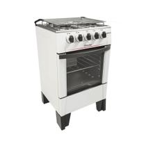 Fogão à Gás Braslar Sírius 4 Bocas Mesa Inox Forno Easy-Clean-Branco