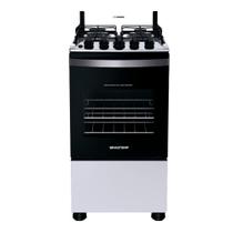 Fogão a Gás Brastemp BF04NAB/NBB Clean 4 Bocas Piso Acendimento Automático