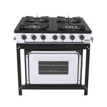 Fogão a Gás Bravo Multicores 4 Bocas Com Forno BR4BF - Venâncio Branco
