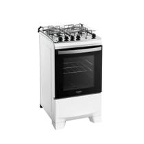 Fogão a Gás Dako Supreme 4 Bocas Branco Mesa Inox - Bivolt
