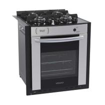 Fogão A Gás De Embutir 4 Bocas Gaudi Prisma Vitreo Bl Inox Bivolt - Venax Fogão A Gás De Embutir 4 Bocas Gaudi Prisma Vitreo Bl Inox Bivolt - Venax
