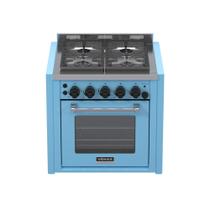 Fogao a Gas de Embutir 4 Bocas Venax Temis Azul Fogao a Gas de Embutir 4 Bocas Venax Temis Azul