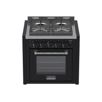 Fogao a Gas de Embutir 4 Bocas Venax Temis Preto Fogao a Gas de Embutir 4 Bocas Venax Temis Preto