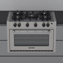 Fogao a Gas de Embutir 5 Bocas Venax Gaudi Line Inox