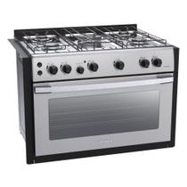 Fogao a Gas de Embutir 5 Bocas Venax Gaudi Platinum GII Inox Fogao a Gas de Embutir 5 Bocas Venax Gaudi Platinum GII Inox