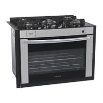 Fogao a Gas de Embutir 5 Bocas Venax Gaudi Prisma Vitreo Inox Fogao a Gas de Embutir 5 Bocas Venax Gaudi Prisma Vitreo Inox