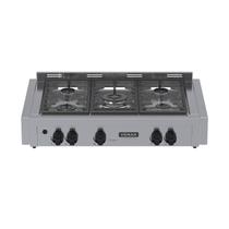 Fogao a Gas de Embutir de Bancada 5 Bocas Venax Temis Inox