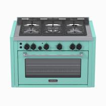 Fogao a gas de embutir temis 5 q verde gas glp