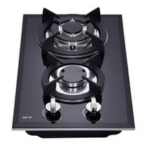 Fogão a Gás Deli-Kit DK123-A01S Dual Fuel - 2 Queimadores, 30cm