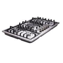 Fogão a gás Deli-kit DK258-A01 Dual Fuel 5 queimadores 86cm