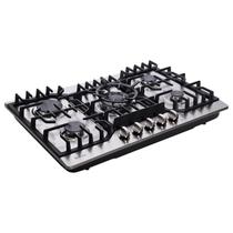 Fogão a gás Deli-Kit DK5712 5 queimadores 30" em aço inoxidável
