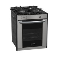 Fogão a Gás Embutir Gaudí Prisma Vítreo 4Q Inox GLP(Botijão) Venax Fogão a Gás Embutir Gaudí Prisma Vítreo 4Q Inox GLP(Botijão) Venax
