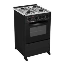 Fogão à Gás Esmaltec Caribe 4112 Preto Forno 53,2L GLP - Bivolt