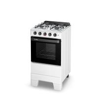 Fogão a Gás Esmaltec Ideal Pop 4 Bocas e Forno 50L Branco com Mesa Inox Limpa Fácil Fogão a Gás Esmaltec Ideal Pop 4 Bocas e Forno 50L Branco com Mesa Inox Limpa Fácil