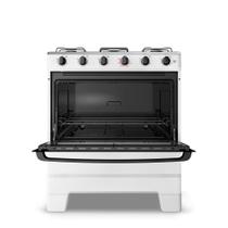 Fogão A Gás Esmaltec Ideal Pop 5 Bocas Com Forno 50L Branco E Mesa Inox Limpa Fácil Fogão A Gás Esmaltec Ideal Pop 5 Bocas Com Forno 50L Branco E Mesa Inox Limpa Fácil