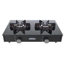Fogao a Gas Flamalar Vitreo 2q Preto Fosco Gás Glp Fogao a Gas Flamalar Vitreo 2q Preto Fosco Gás Glp