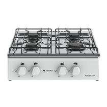 Fogao a gas flamatop 4 q branco gas glp - Venax