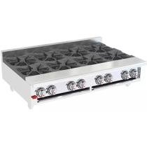 Fogão a Gás GLP 48" de Mesa 8 Bocas Genesis New G48CT48BN Venâncio Fogão a Gás GLP 48" de Mesa 8 Bocas Genesis New G48CT48BN Venâncio