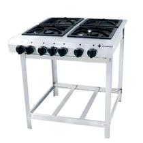 Fogão a Gás Industrial 4 Bocas com Painel - VENANCIO
