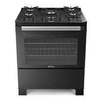 Fogão à Gás Itatiaia Itamaster 5 Bocas Preto Mesa Vidro 101L-Bivolt