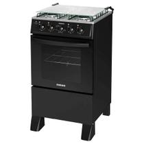 Fogão à Gás Itatiaia Star Clean New 4 Bocas Mesa Inox Forno 48L-Preto