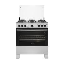 Fogão à Gás Itatiaia Waves 6 Bocas Branco Mesa Inox Forno 88,5 L-Bivolt