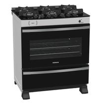 Fogão a Gás Maxi Vítreo 6Q Branco Venax