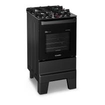 Fogão A Gás Mesa De Vidro Forno 50l Esmaltec Ideal Master Glass Preto 4 Bocas Bivolt Fogão A Gás Mesa De Vidro Forno 50l Esmaltec Ideal Master Glass Preto 4 Bocas Bivolt