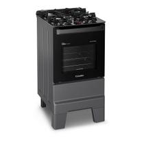 Fogão a Gás Mesa de Vidro Forno 50L Esmaltec IDEAL Master Glass Titanium 4 bocas Bivolt Fogão a Gás Mesa de Vidro Forno 50L Esmaltec IDEAL Master Glass Titanium 4 bocas Bivolt