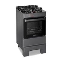 Fogão a Gás Mesa de Vidro Forno 50L Limpa Fácil e Acendimento Automático Esmaltec IDEAL Top Glass T4VAT Cor Titanium 4 bocas Bivolt Fogão a Gás Mesa de Vidro Forno 50L Limpa Fácil e Acendimento Automático Esmaltec IDEAL Top Glass T4VAT Cor Titanium 4 bocas Bivolt