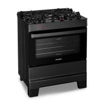 Fogão a Gás Mesa de Vidro Forno 84L Limpa Fácil e Acendimento Automático Esmaltec IDEAL Top Glass T5VAP Cor Preto 5 bocas Bivolt Fogão a Gás Mesa de Vidro Forno 84L Limpa Fácil e Acendimento Automático Esmaltec IDEAL Top Glass T5VAP Cor Preto 5 bocas Bivolt