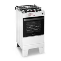 Fogão a Gás Mesa Inox Tampa de Vidro Timer Forno 50L Limpa Fácil e Acendimento Automático Esmaltec IDEAL Master T4ITB Cor Branco 4 bocas Bivolt Fogão a Gás Mesa Inox Tampa de Vidro Timer Forno 50L Limpa Fácil e Acendimento Automático Esmaltec IDEAL Master T4ITB Cor Branco 4 bocas Bivolt