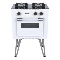 Fogao a gas mini cook 2 q branco gas glp