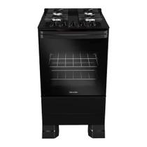 Fogão a Gás Mueller MFV4BF 4 Bocas Mesa de Vidro Preto Fosco - Bivolt