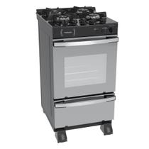 Fogao a Gas Palladio Vitreo 4 Q Preto Fosco Gas Glp - Venax Fogao a Gas Palladio Vitreo 4 Q Preto Fosco Gas Glp - Venax