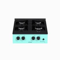 Fogao a Gas Portatil 4 Bocas Venax Grand Petit Line Verde