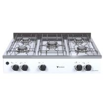 Fogao a Gas Portatil 5 Bocas Venax Grand Petit Vetro Branco Fogao a Gas Portatil 5 Bocas Venax Grand Petit Vetro Branco