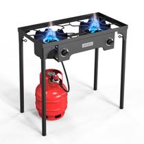 Fogão a gás propano externo ROVSUN 2 Burner 150.000 BTU