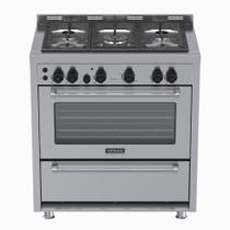 Fogao a gas temis 5 q inox gas glp - Venax
