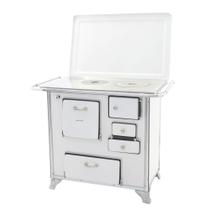 Fogão a Lenha 01 Venâncio Gabinete e Tampa Tradicional Branco Fogão a Lenha 01 Venâncio Gabinete e Tampa Tradicional Branco