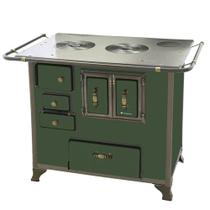 Fogão a Lenha Barroco Gabinete Venâncio 03 Verde FL3GBRCX Fogão a Lenha Barroco Gabinete Venâncio 03 Verde FL3GBRCX