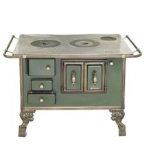 Fogão a Lenha Barroco Venâncio sem Tampa 03 Verde Fogão a Lenha Barroco Venâncio sem Tampa 03 Verde