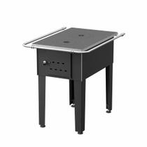 Fogão a Lenha Campeiro Preto Chapa de Ferro Fundido N01 Esq