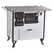 Fogão A Lenha Com Forninho Com Caixa Direito Branco Fornos Pinhal N2