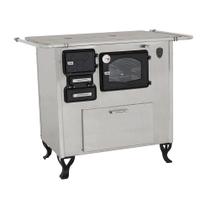 Fogão A Lenha Com Forninho Com Caixa Direito Inox Fornos Pinhal N2