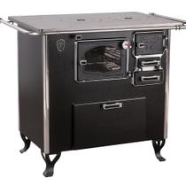 Fogão A Lenha Com Forninho Com Caixa Esquerdo Preto Fornos Pinhal N2 Fogão A Lenha Com Forninho Com Caixa Esquerdo Preto Fornos Pinhal N2